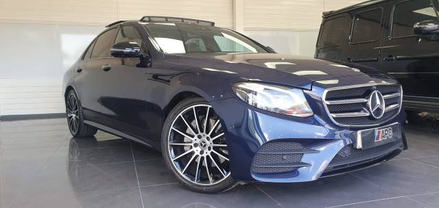 Mercedes-Benz E Class 2.0 E220d AMG Line Night Edition (Premium Plus) G-Tronic+ Euro 6 (s/s) 4dr Saloon Diesel Blue