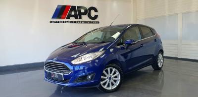 Ford Fiesta 1.0T EcoBoost Titanium Euro 6 (s/s) 5dr Hatchback Petrol Blue at Affordable Premium Cars Leeds